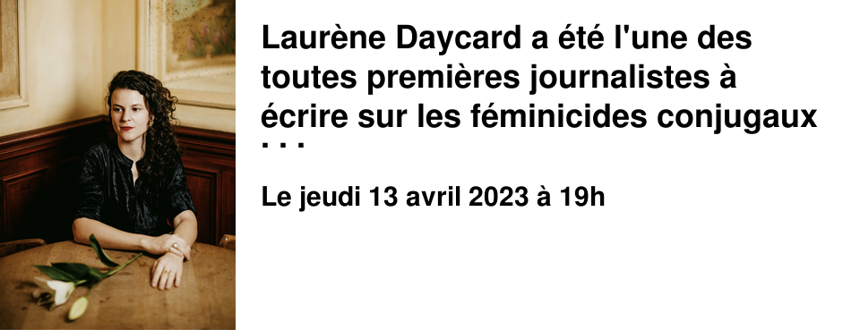 Laur�ne Daycard a �t� l'une des toutes premi�res journalistes � �crire sur les f�minicides conjugaux pour les faire sortir des rubriques � faits-divers � et les r�inscrire dans le r�cit social et politique des violences sexistes. Dans cette enqu�te, l'autrice nous emm�ne � la rencontre de survivantes et de familles endeuill�es, mais aussi aupr�s des auteurs de ces actes. Laur�ne Daycard est membre du collectif de journalistes ind�pendantes Les Journalopes. Elle collabore notamment avec Mediapart, L'Obs et Lib�ration.