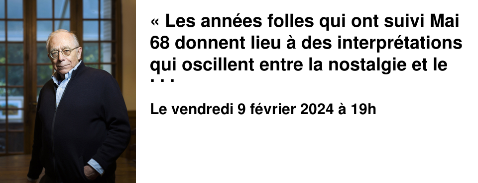 � Les ann�es folles qui ont suivi Mai 68 donnent lieu � des interpr�tations qui oscillent entre la nostalgie et le rejet [...] J'avais 20 ans, j'�tais �tudiant � Caen et j'ai v�cu intens�ment ces ann�es avec d'autres, en croyant que tout �tait possible, y compris nos r�ves les plus fous. � N� � Equeurdreville, philosophe et sociologue, Jean-Pierre Le Goff est l'auteur de nombreux ouvrages, dont Mai 68, l'h�ritage impossible et La France d'hier, R�cit d'un monde adolescent, des ann�es 50 � Mai 1968.