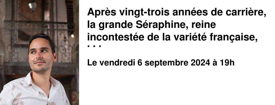 Apr�s vingt-trois ann�es de carri�re, la grande S�raphine, reine incontest�e de la vari�t� fran�aise, est lasse. Elle s'appr�te � baisser le rideau. Quelques verres plus tard, elle perd connaissance, puis se r�veille dans un sous-sol inconnu. Face � elle se dresse un homme. Fervent admirateur ou malfrat ? Vincent Delareux est un auteur dor�navant bien connu des Cherbourgeois. Avec L'Idole, l'auteur prend de la hauteur pour fouiller les cieux et questionner le divin.