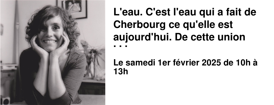 L'eau. C'est l'eau qui a fait de Cherbourg ce qu'elle est aujourd'hui. De cette union avec la mer est n� le riche patrimoine maritime de Cherbourg, t�moin d'un grand dessin militaire, sans cesse poursuivi jusqu'� aujourd'hui. Un livre richement document�, �crit par la Cherbourgeoise Emmanuelle Lemesle, correspondante de presse et sp�cialiste de l'histoire de la ville, qui vient raconter l'histoire pluris�culaire de la cit� portuaire, et celle aussi de bateaux et d'hommes m�morables dont le souvenir flotte encore dans sa rade.